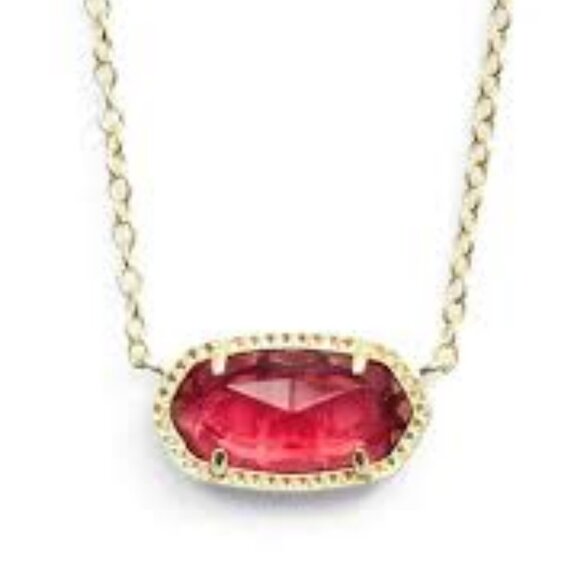 Red Kendra Scott Necklace - Picture 2 of 3